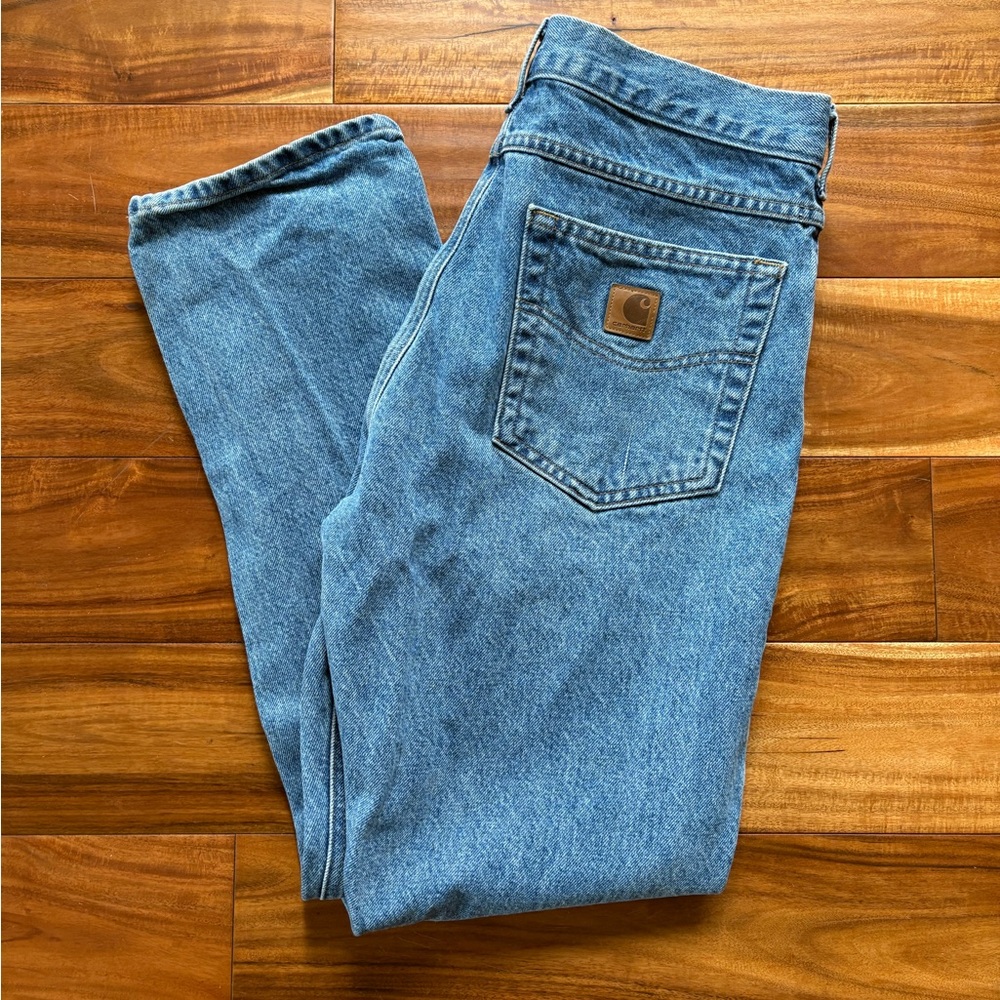 Carhartt Straight Leg Blue Jeans